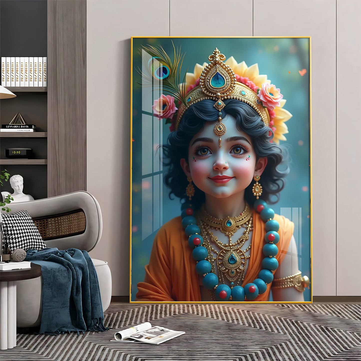 Little Krishna Resonance Premium Acrylic Wall Art