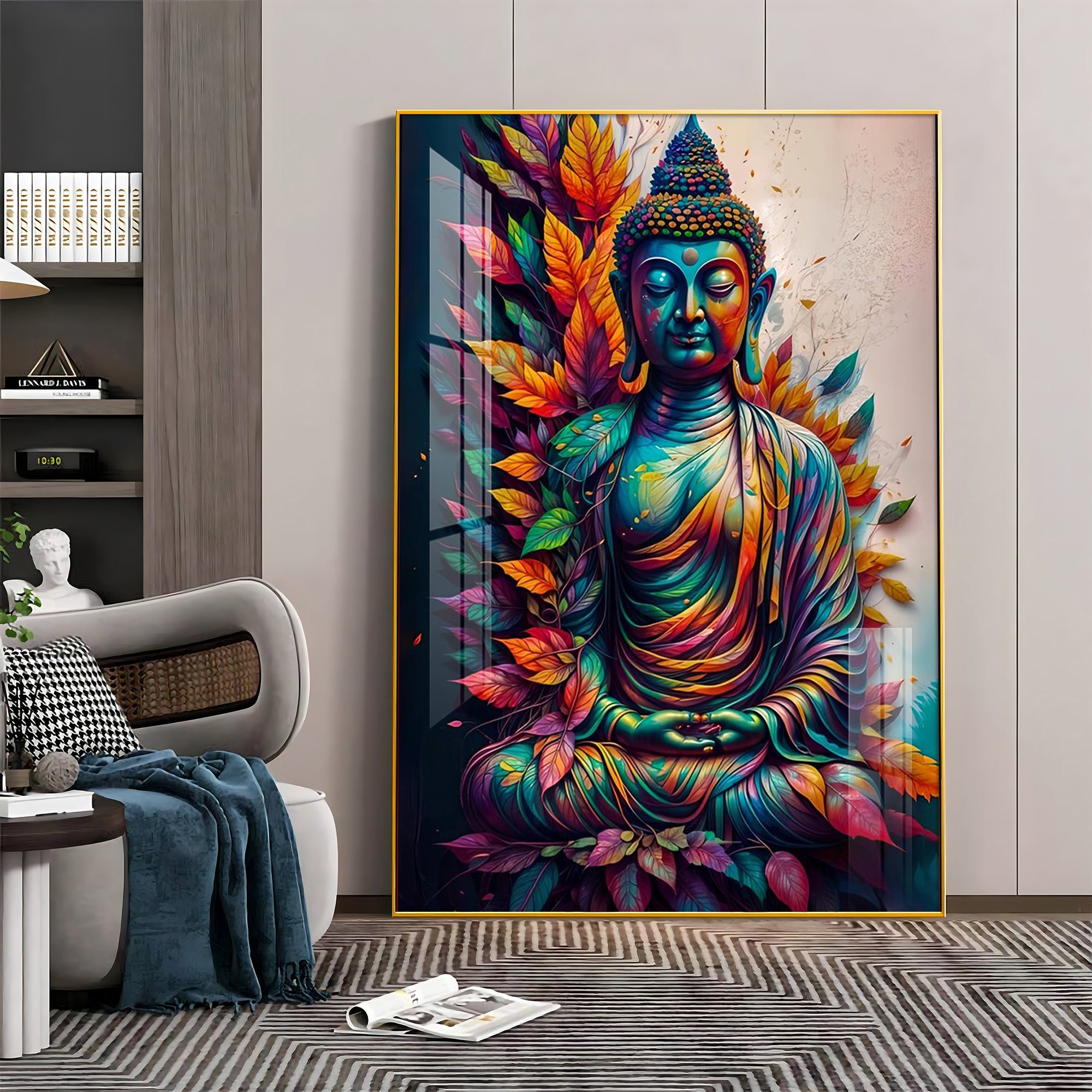 Perpetual Buddha Premium Acrylic Vertical Wall Art