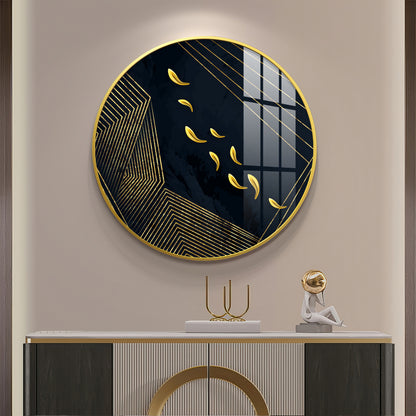 Golden Artwork Premium Acrylic Round Wall Art