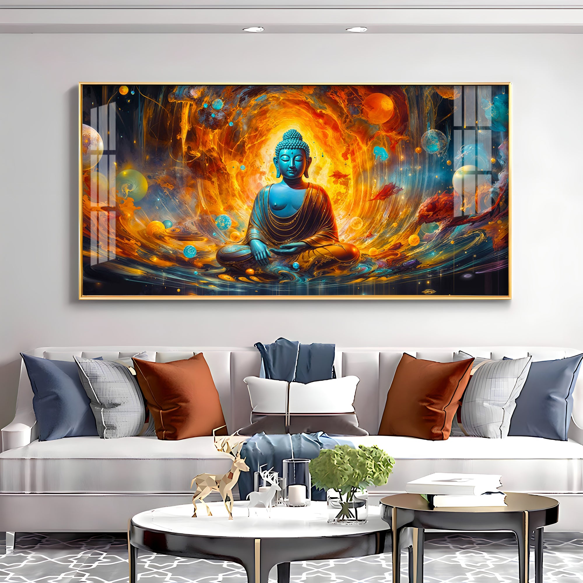 Inner Peace Canvas Premium Acrylic Horizontal Wall Art