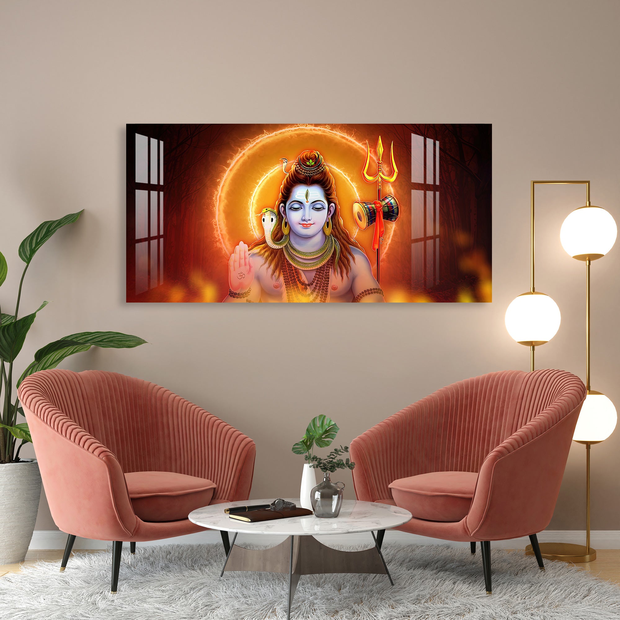 Lord Shiva Acrylic Wall Art