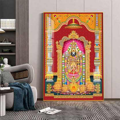 Narayana Blessing Premium Acrylic Vertical Wall Art