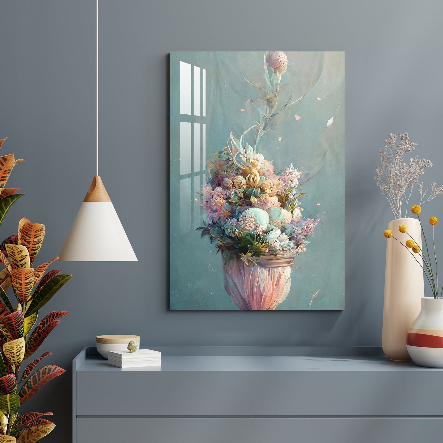 Floral Season Acrylic Wall Art