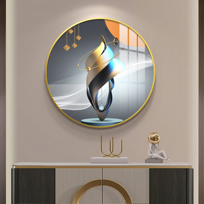 Modern Muse Premium Acrylic Round Wall Art