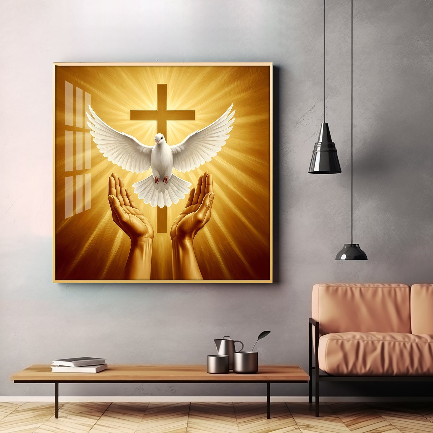 Pavitra Bible Vachan Premium Acrylic Square Wall Art