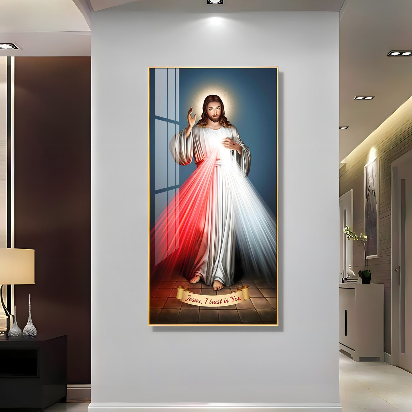 Jesus Christ Premium Acrylic Vertical Wall Art