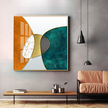 Abstract Three-Dimensional Premium Acrylic Square Wall Art