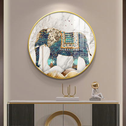 Majestic Alpha Premium Acrylic Round Wall Art