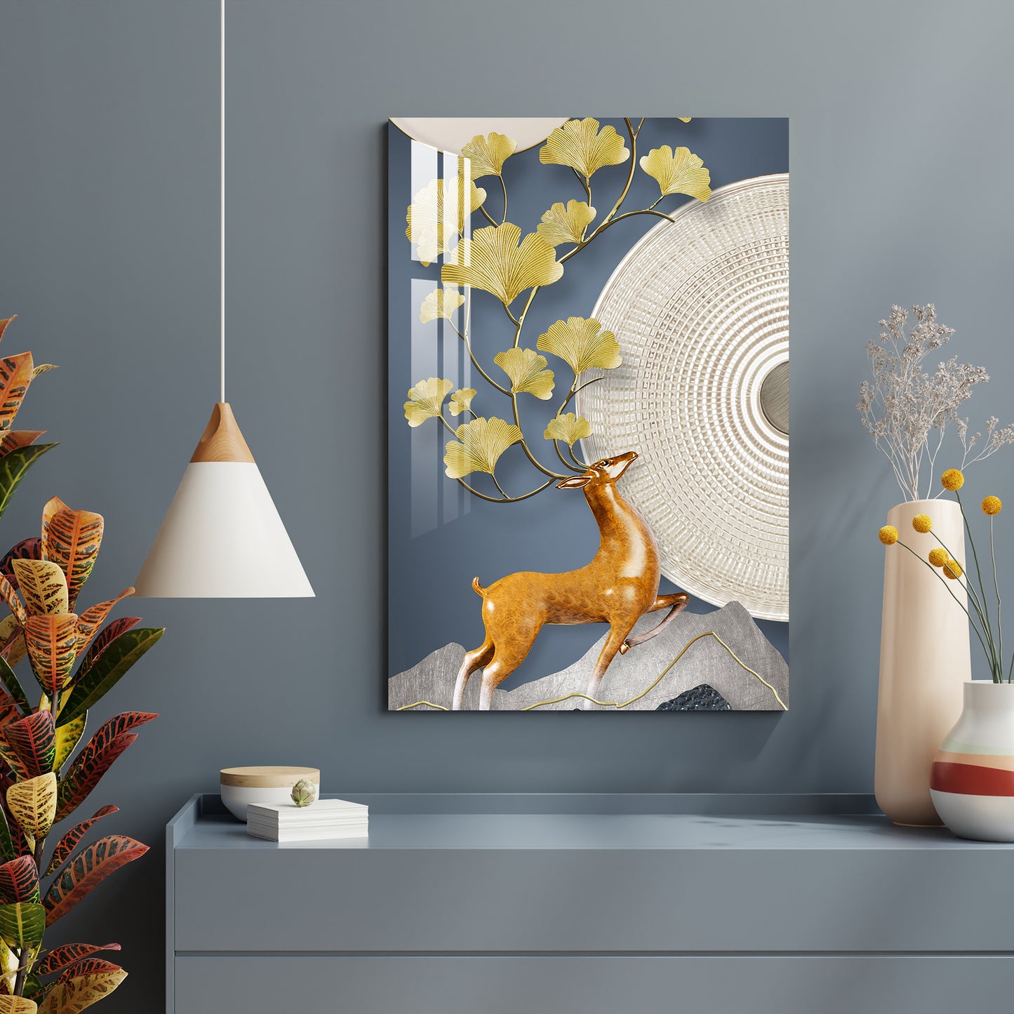 Unique Attractive Deer Acrylic Wall Art