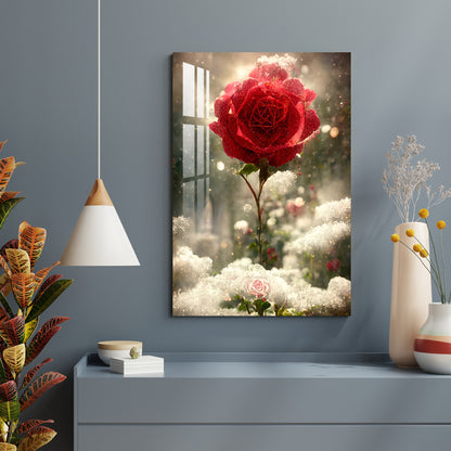 The Romantic Red Acrylic Wall Art