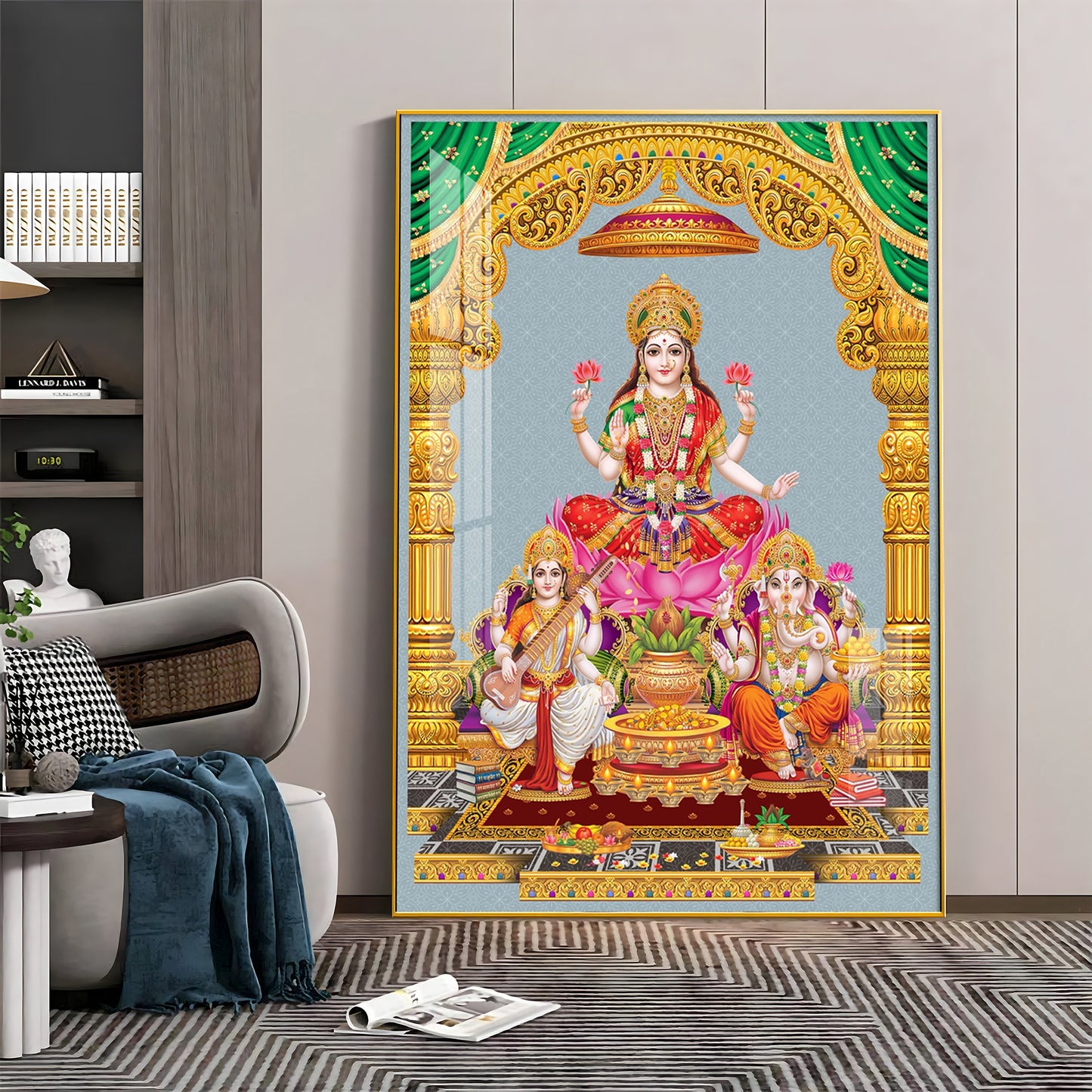 Sacred God And Goddess Premium Acrylic Vertical Wall Art