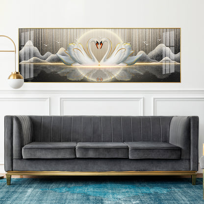 Swanscape Serenity Premium Acrylic Horizontal Wall Art