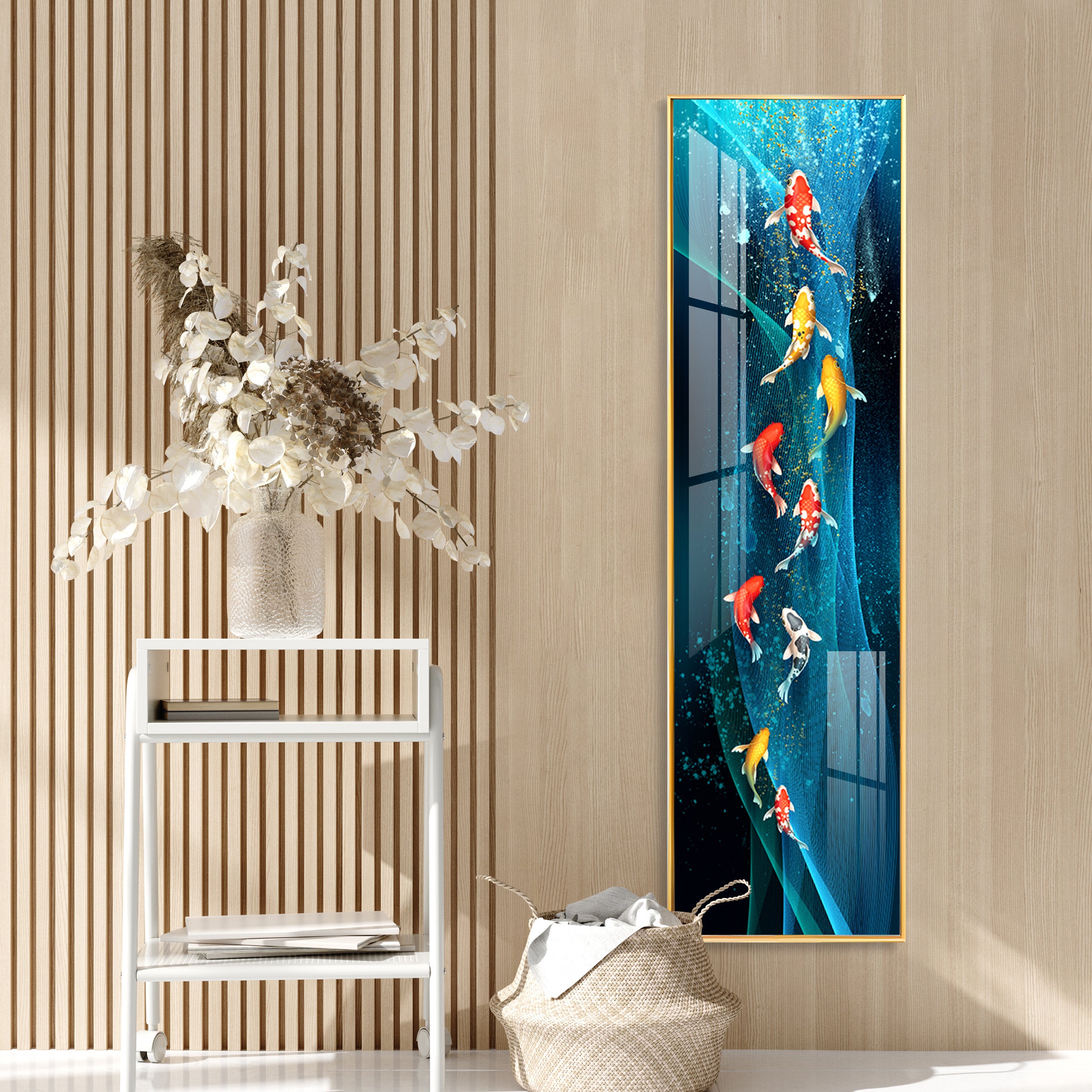 Fish Kaleidoscope Premium Acrylic Vertical Wall Art