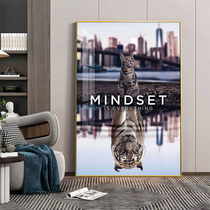 Mindset Is Everything Premium Acrylic Vertical Wall Art