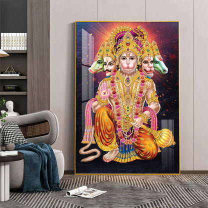 Hanuman's Valo Premium Vertical Acrylic Wall Art