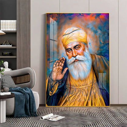 Divine Guru Ji Premium Vertical Acrylic Wall Art