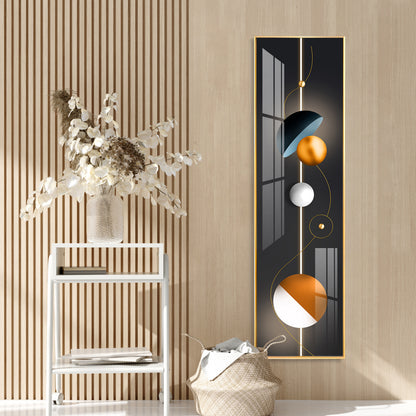 Circular Radiance Premium Acrylic Vertical Wall Art