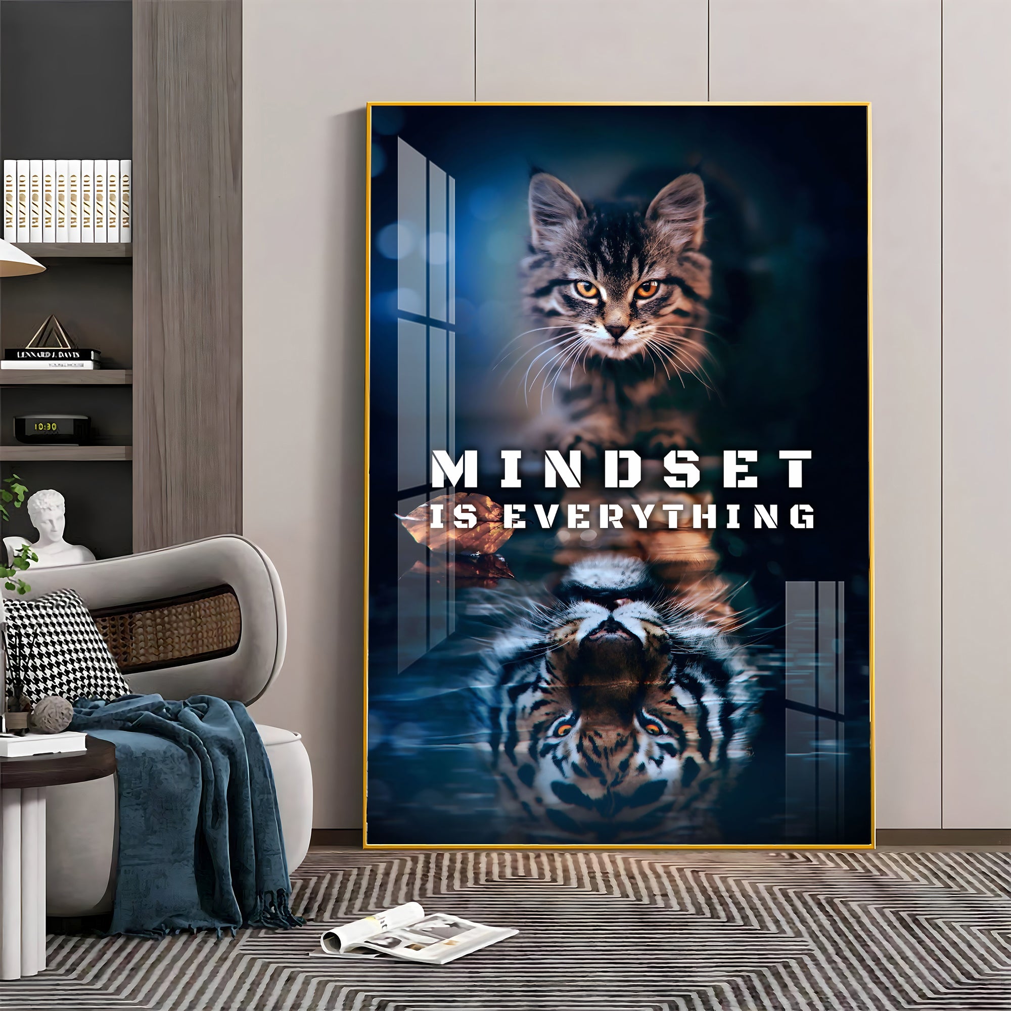Mindset Is Everything Premium Acrylic Vertical Wall Art