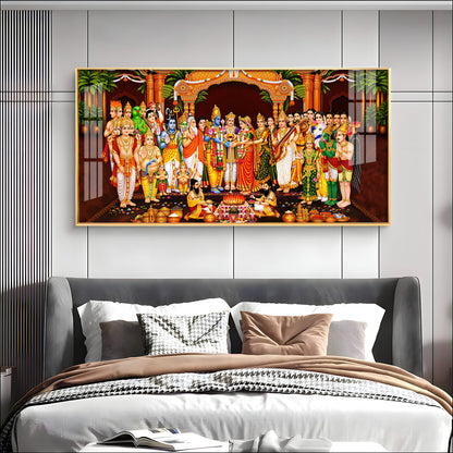 Srinivasa Kalyanam Premium Acrylic Horizontal Wall Art