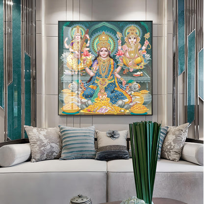 Deities Blessings Premium Acrylic Square Wall Art