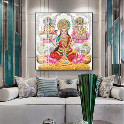 Radiant Deities Premium Acrylic Square Wall Art