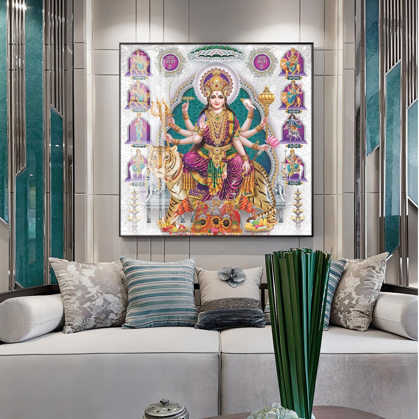 Spiritual Essence Premium Acrylic Square Wall Art