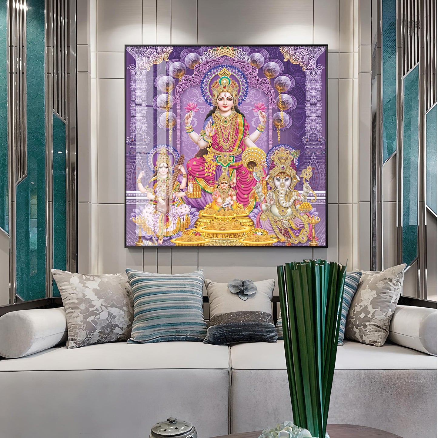 Ethereal Goddess Premium Acrylic Square Wall Art