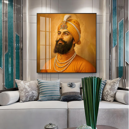 Dhan Dhan Guru Govind Ji Premium Acrylic Square Wall Art