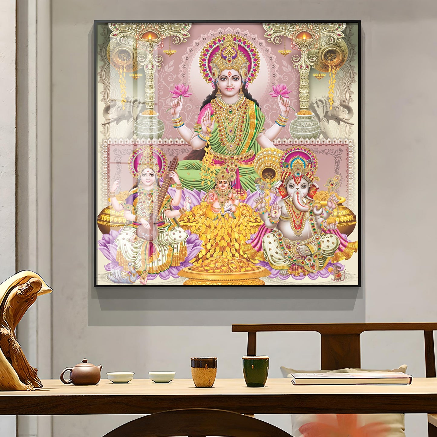 Majestic God & Goddess Premium Acrylic Square Wall Art