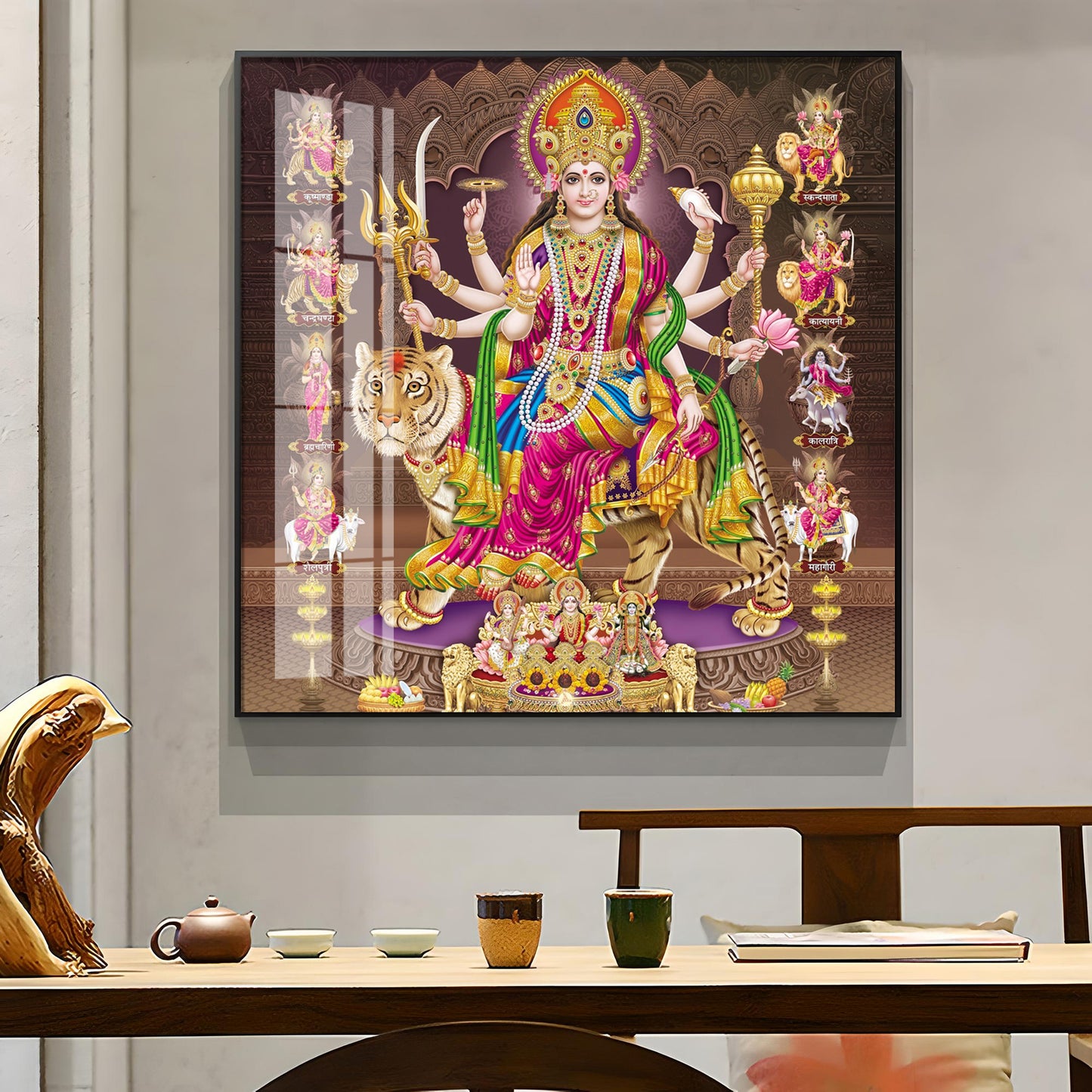Radiant Devi Premium Acrylic Square Wall Art