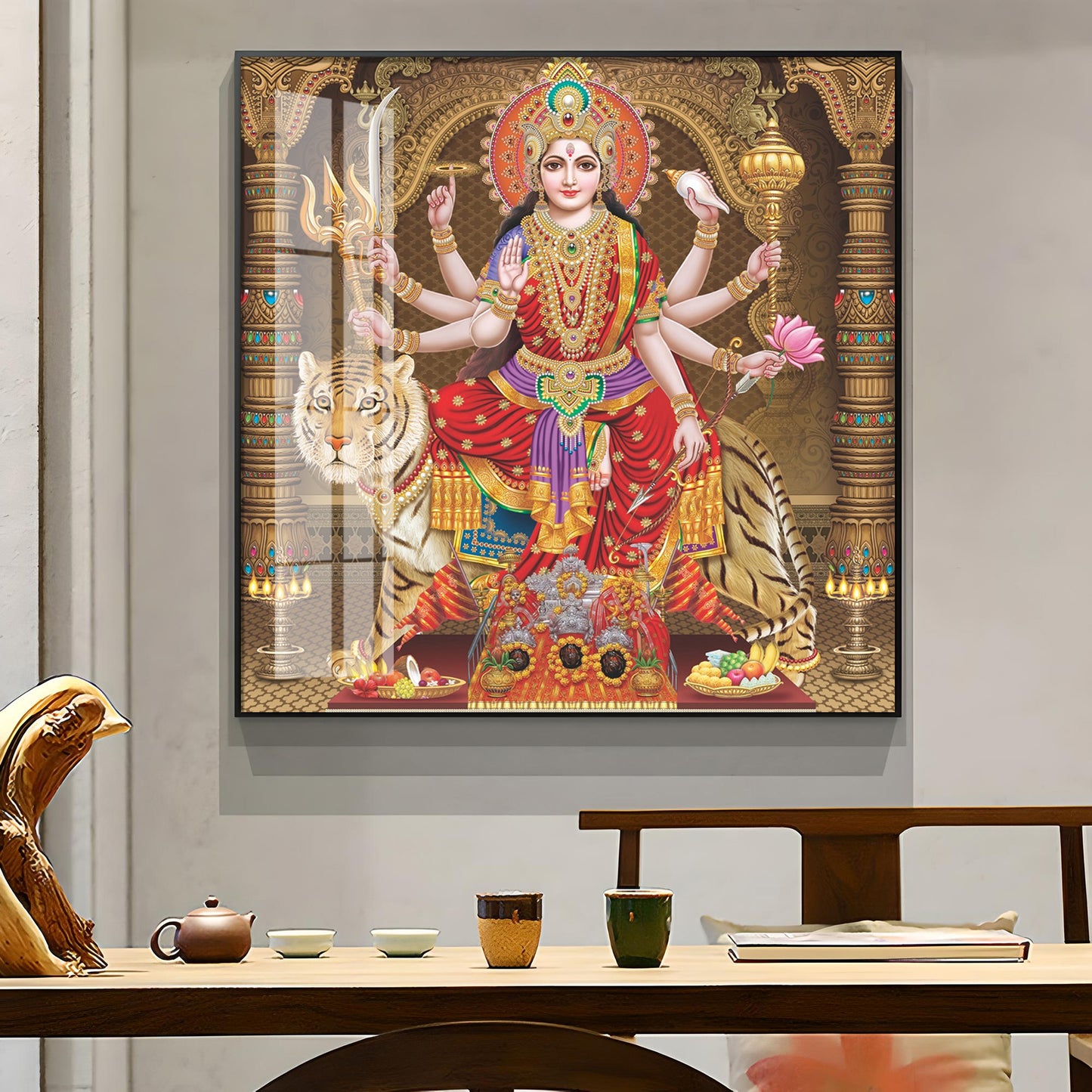 Devi Sacred Serenity Premium Acrylic Square Wall Art