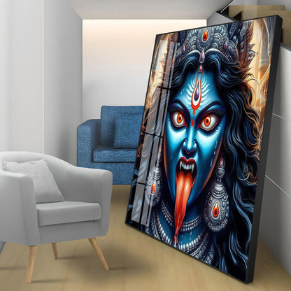 Goddess Kali Premium Acrylic Square Wall Art