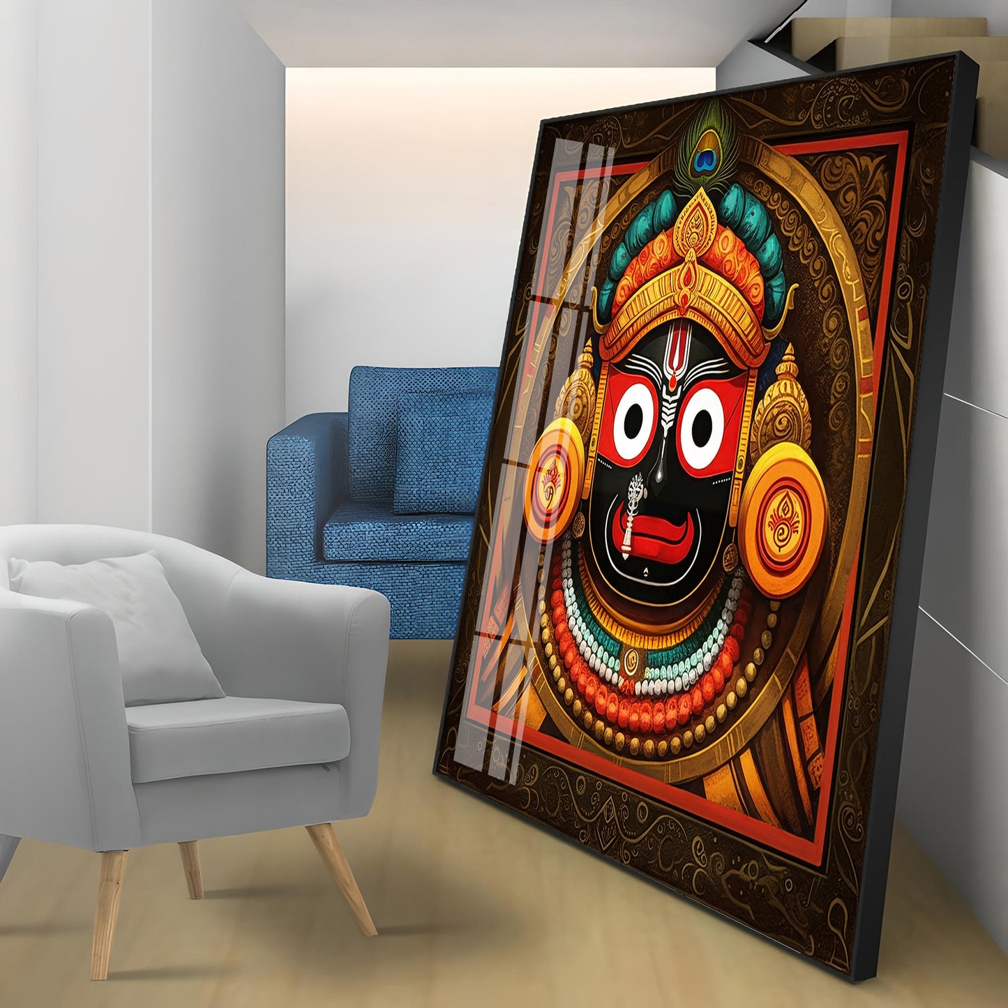 Jagannath Prabhu Premium Acrylic Square Wall Art