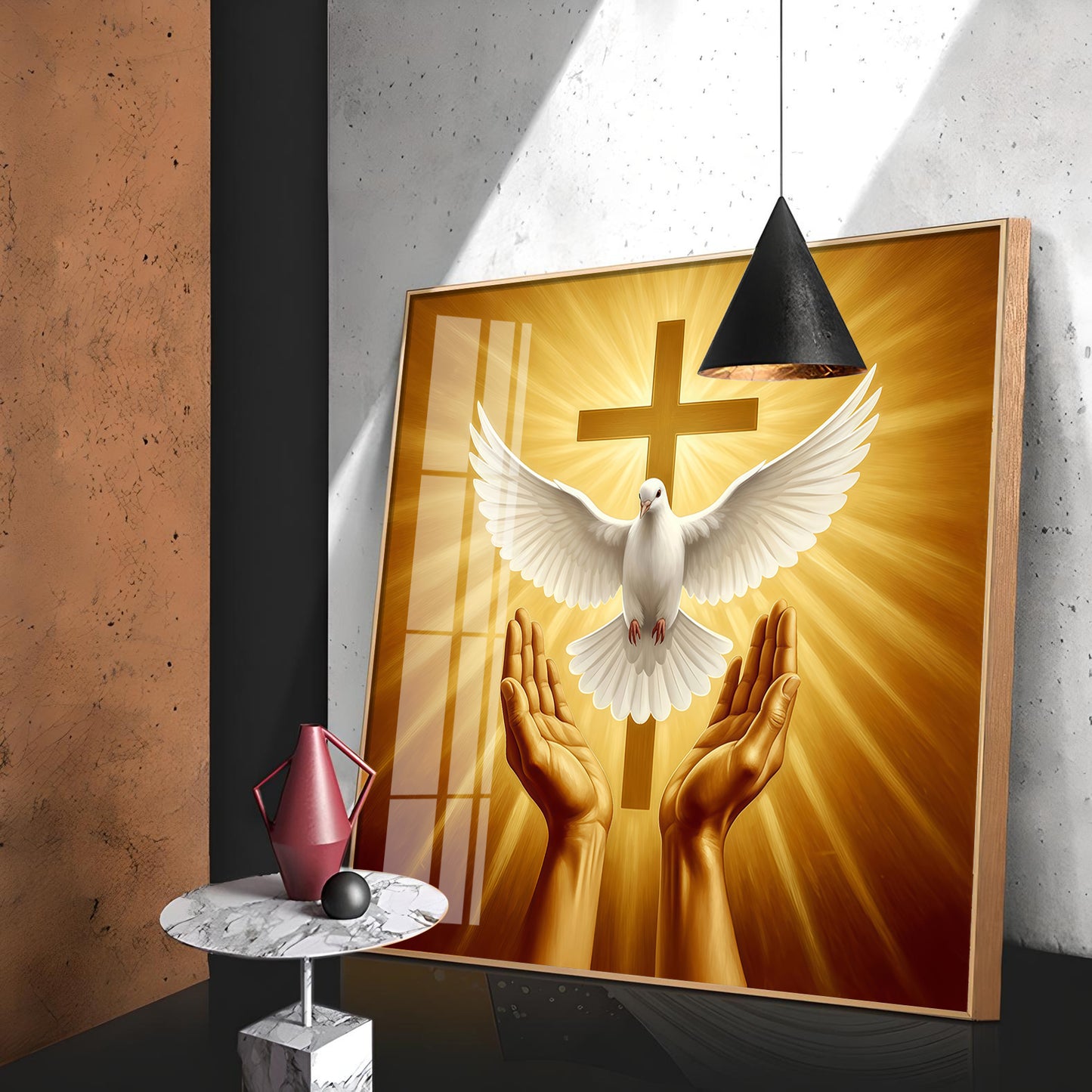 Pavitra Bible Vachan Premium Acrylic Square Wall Art