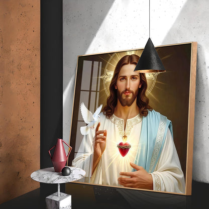 Jesus Christ Premium Acrylic Square Wall Art