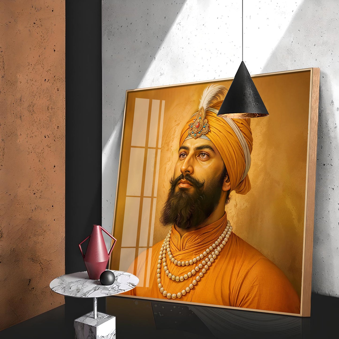 Dhan Dhan Guru Govind Ji Premium Acrylic Square Wall Art