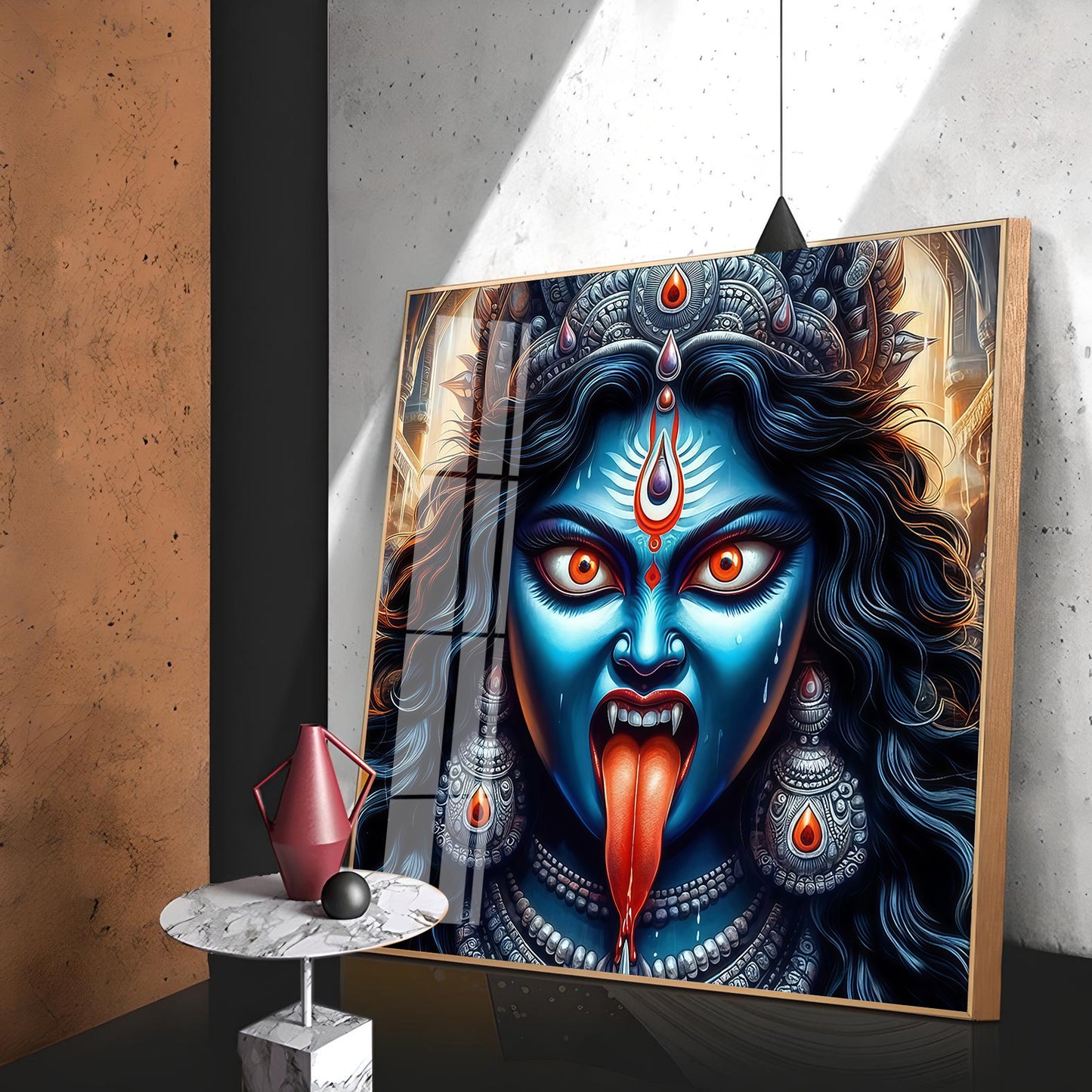 Goddess Kali Premium Acrylic Square Wall Art