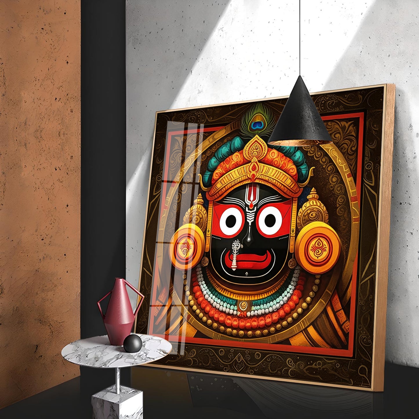Jagannath Prabhu Premium Acrylic Square Wall Art