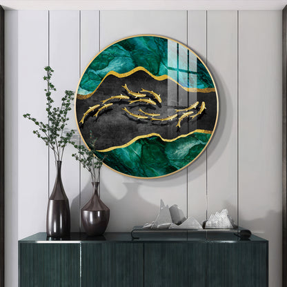 Regal Fish Premium Acrylic Round Wall Art