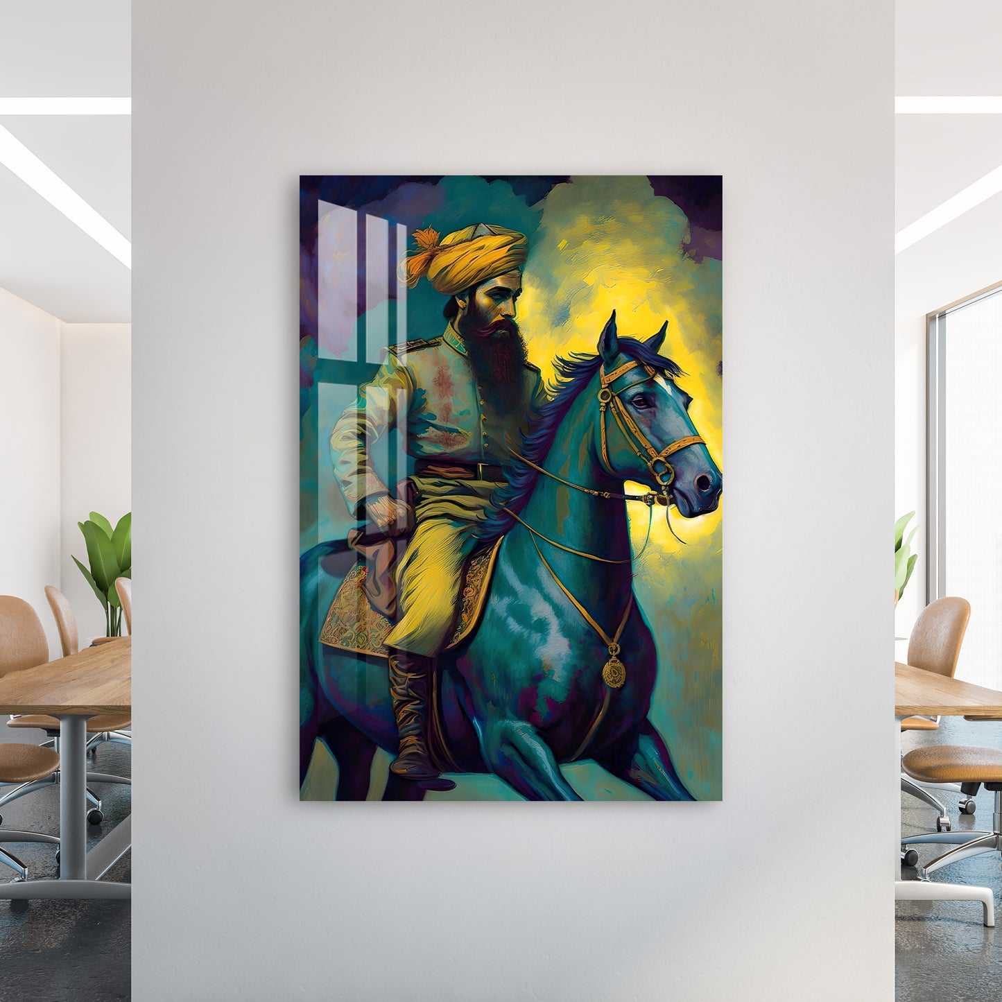 Sikh Warrior Acrylic Wall Art