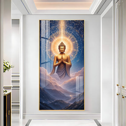 Gautama Buddha Premium Acrylic Vertical Wall Art