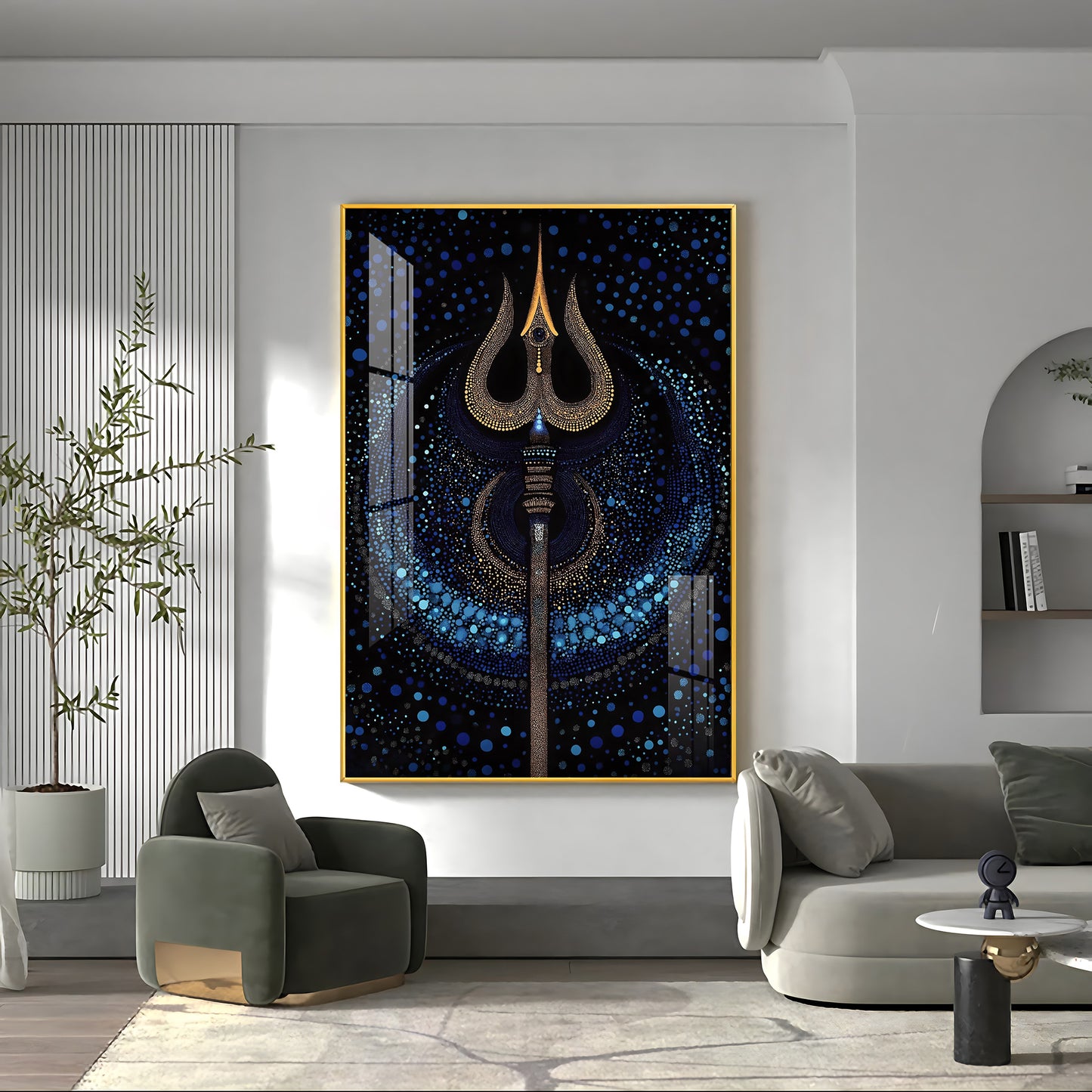 Celestial Guardian Premium Vertical Acrylic Wall Art