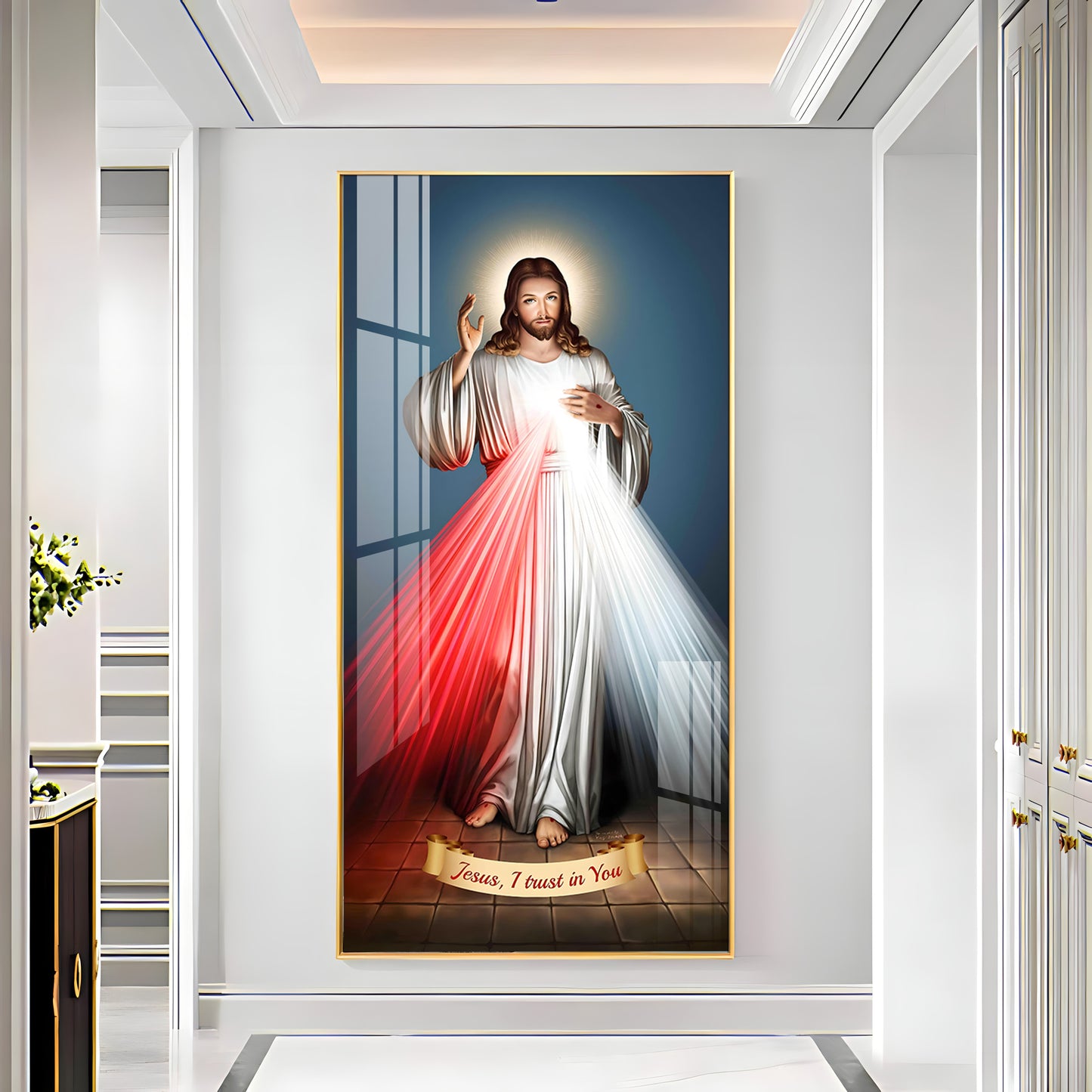 Jesus Christ Premium Acrylic Vertical Wall Art