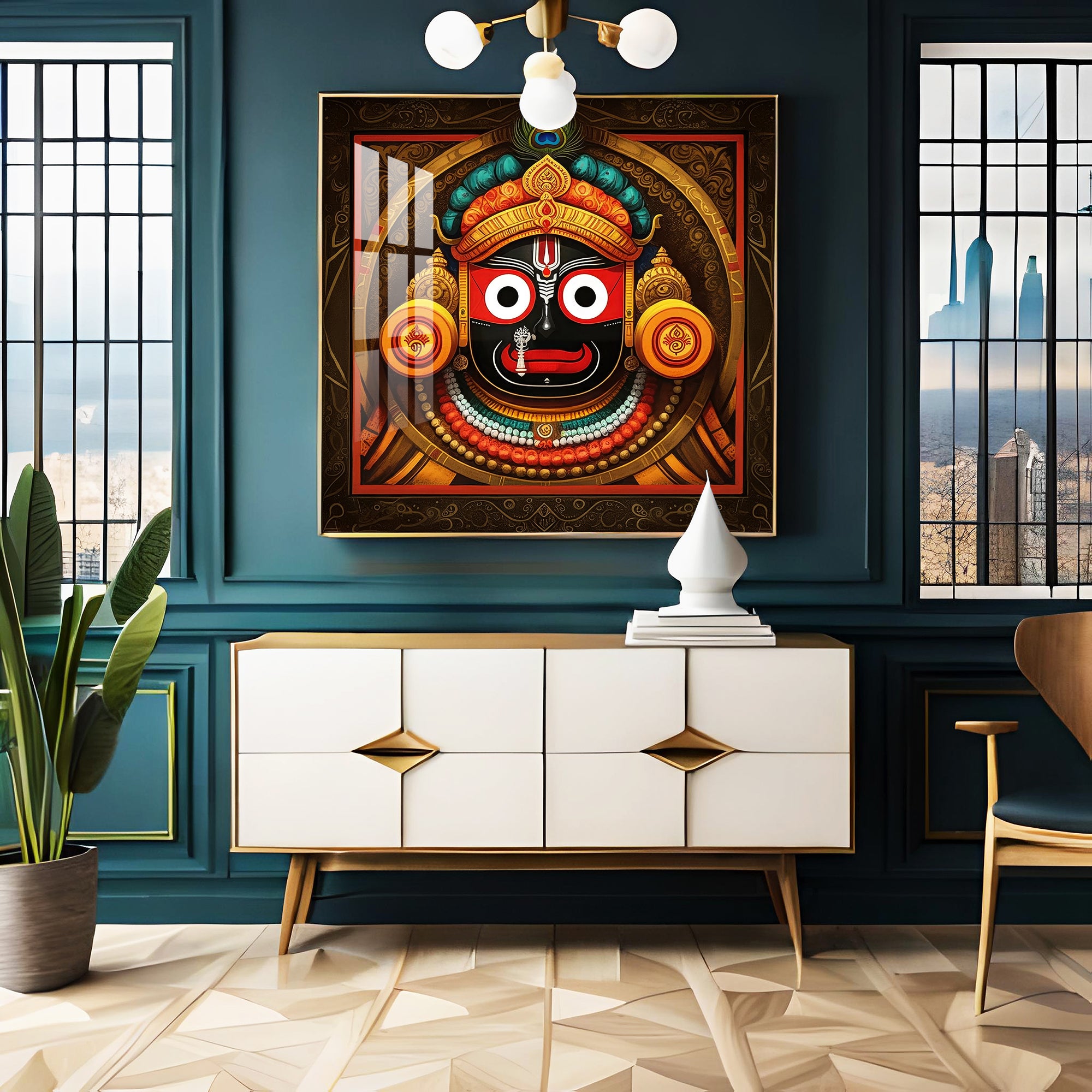 Jagannath Prabhu Premium Acrylic Square Wall Art