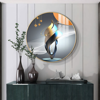 Modern Muse Premium Acrylic Round Wall Art