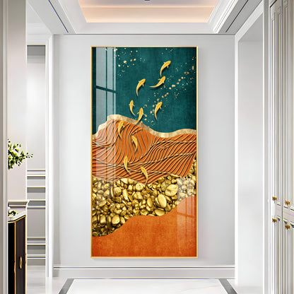 Chinese Landscape Premium Acrylic Vertical Wall Art