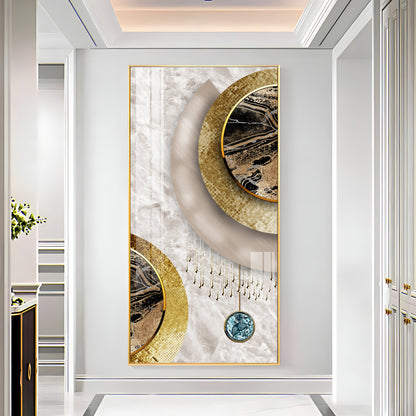 Annual Rings Premium Acrylic Vertical Wall Art