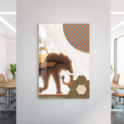 Minimalist Elephant Acrylic Wall Art