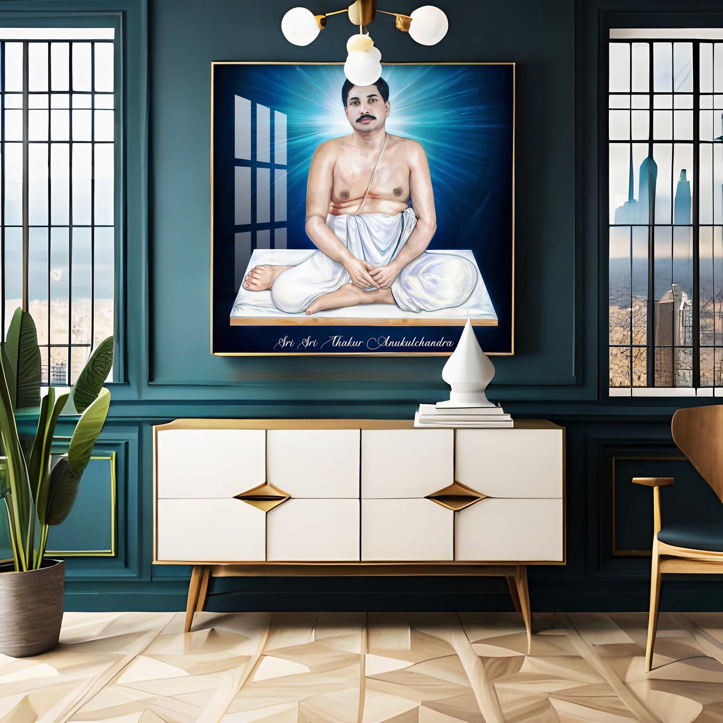 Sri Sri Thakur Anukulachandra Premium Acrylic Wall Art