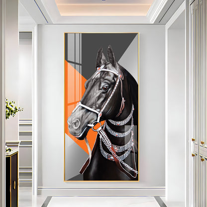 The Turkish Horse Premium Acrylic Vertical Wall Art